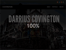 Tablet Screenshot of darriuscovington.com